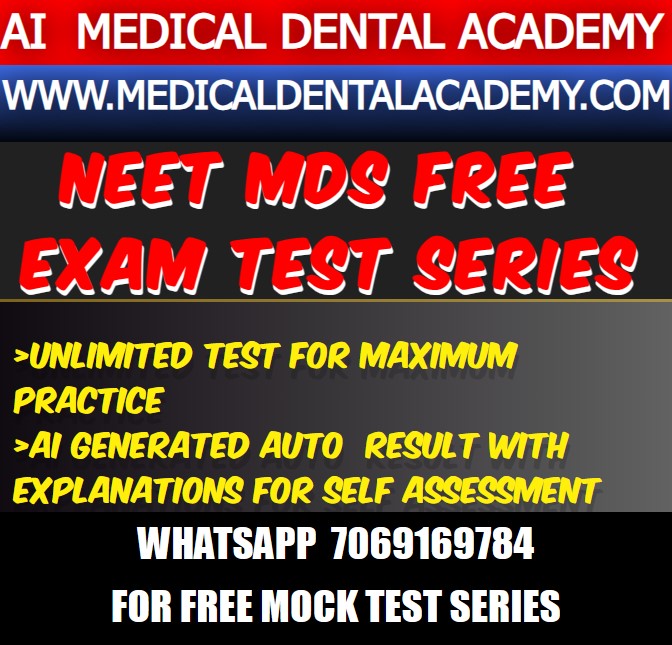 FREE NEET MDS MOCK EXAM