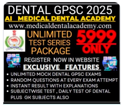 DENTAL GPSC TEST SERIES 