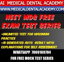 FREE MOCK NEET MDS 240 EXAM